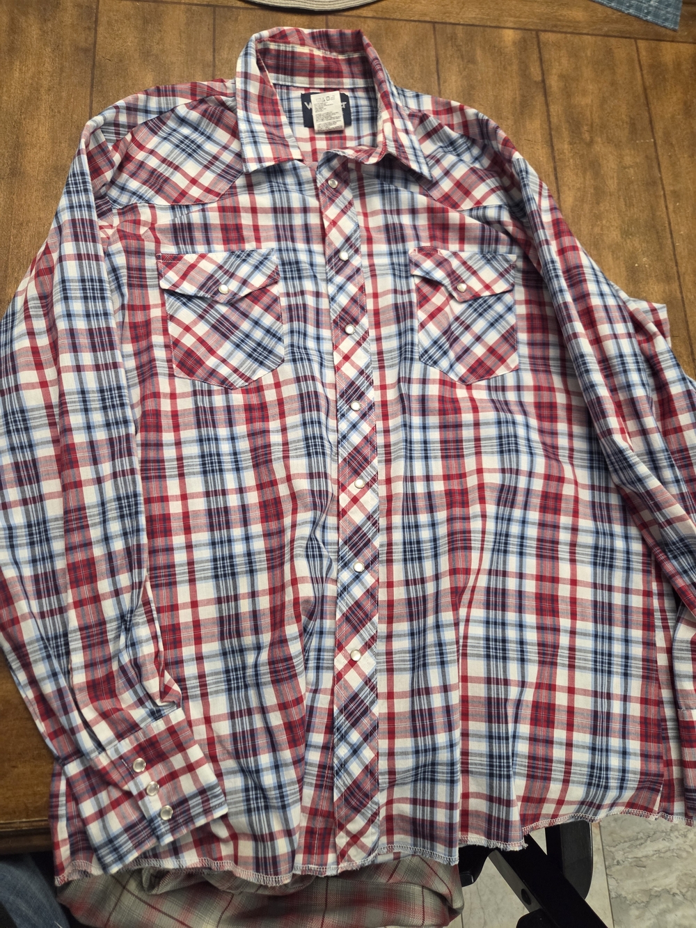 Vintage wrangler Western Shirt